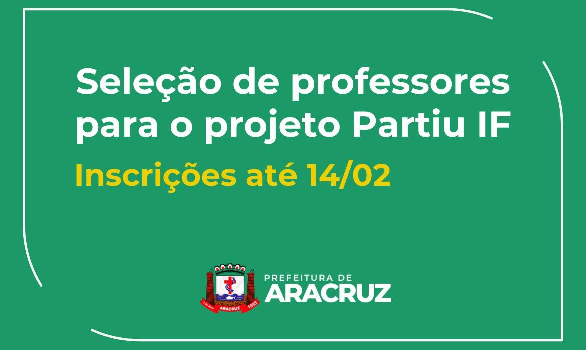 Professores efetivos da Rede Municipal de Ensino podem se inscrever para seleção de professores do Ifes