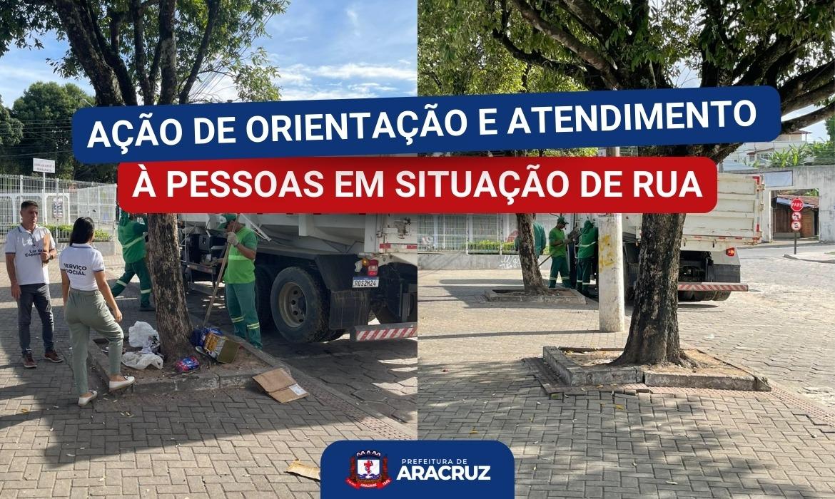 Semas realiza ação à pessoas em situação de rua