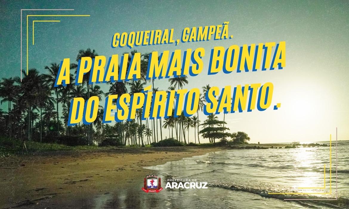 A grande campeã: Praia de Coqueiral leva título de mais bonita do Estado