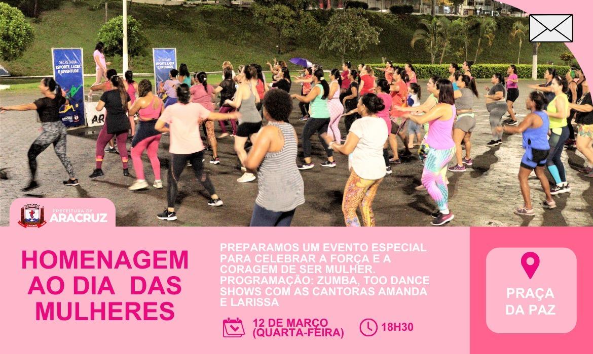 Dia Internacional da Mulher será celebrado na quarta-feira (12), na Praça da Paz