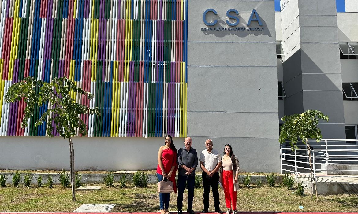 Parlamentar de Linhares faz visita ao Complexo de Saúde Aracruz