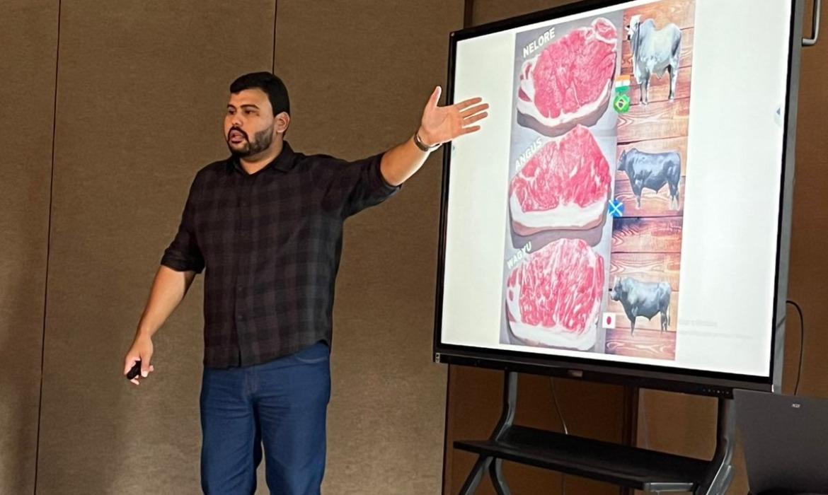 Melhoramento genético e qualidade da carne é tema de palestra de veterinário da Agricultura na Esfa, em Santa Teresa