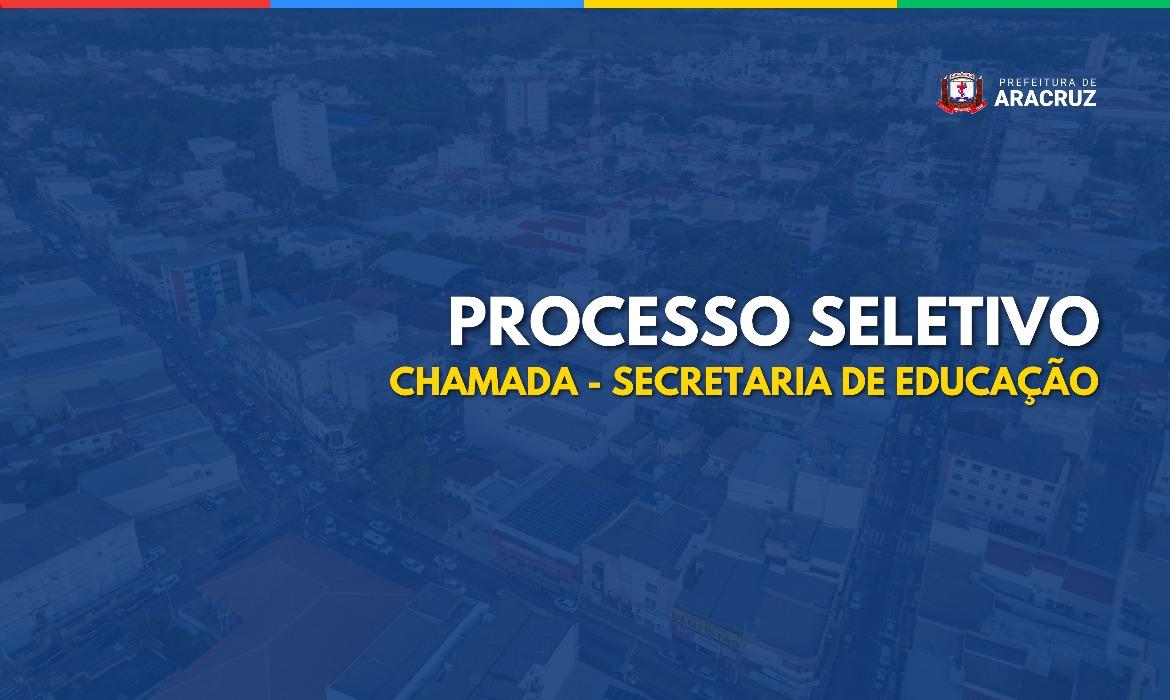 Processo Seletivo Simplificado Semed nº 002/2024: 6ª CHAMADA  EXTRAORDINÁRIA EMERGENCIAL