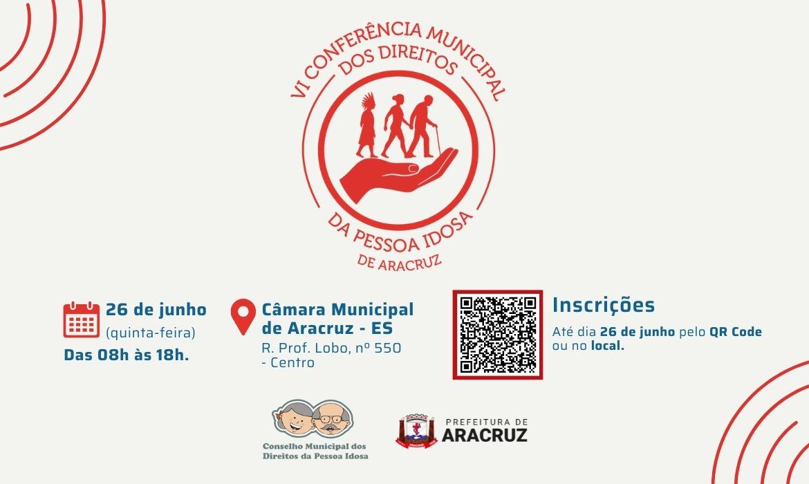 VI Conferência Municipal dos Direitos da Pessoa Idosa acontece nesta quinta (26) na Câmara Municipal