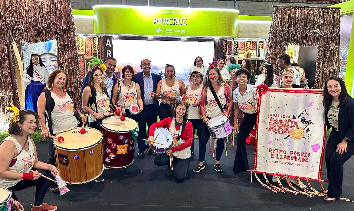 Primeiro dia foi marcado por grupo aracruzense na Feira dos Municípios