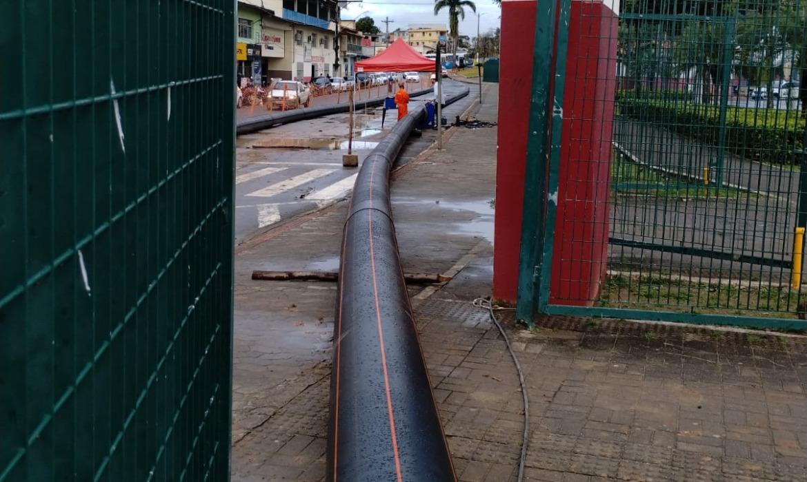 Saae conclui travessia subterrânea para ampliar rede de esgoto em Aracruz