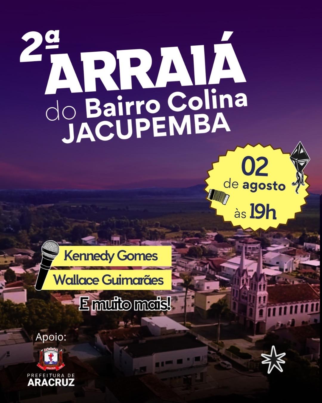 Capa 2ª Arraiá do Bairro Colina – Jacupemba