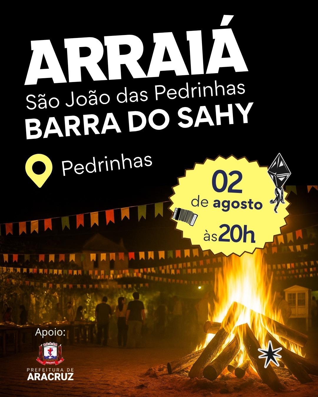 Capa Arraiá São João das Pedrinhas