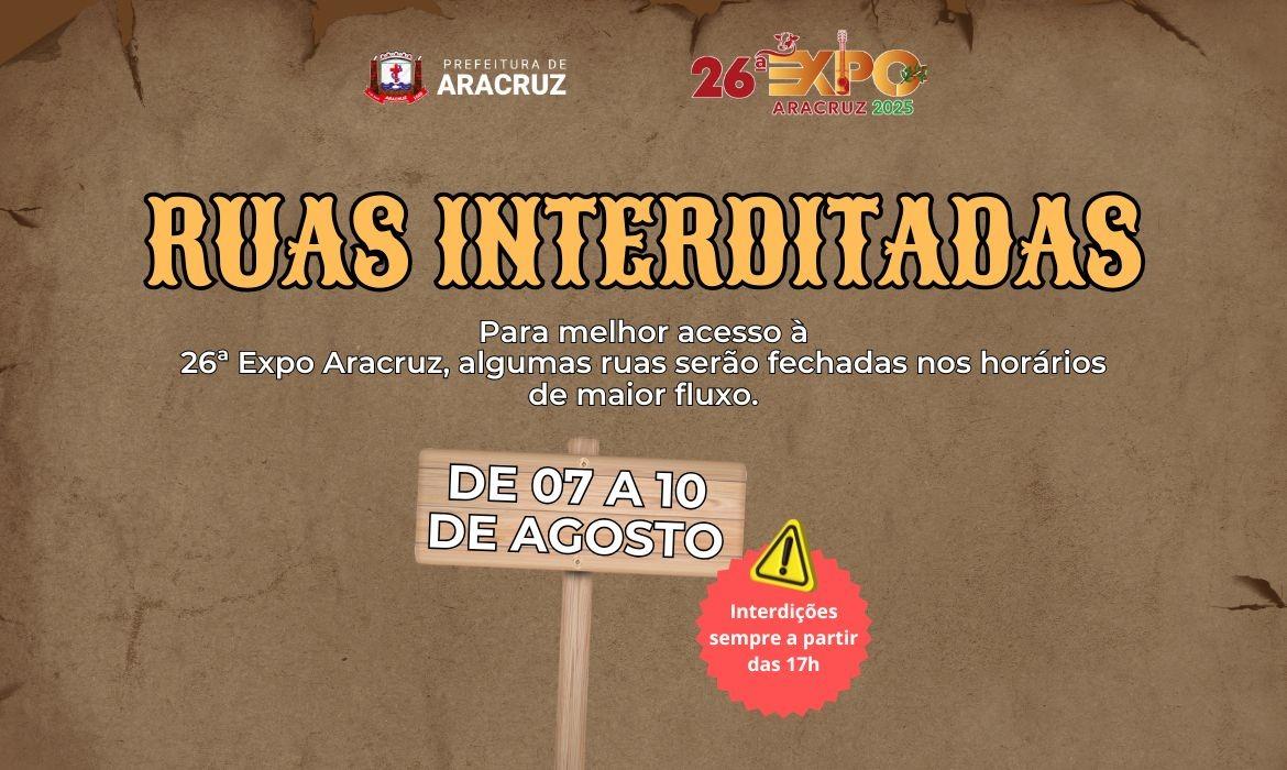 26ª Expo Aracruz: Secretaria de Mobilidade Urbana mapeia rotas alternativas para o Parque de Exposições