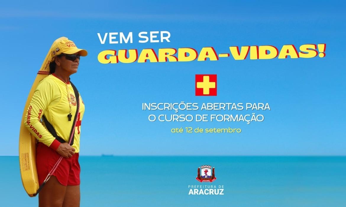 Inscrições abertas para o Curso de Guarda-vidas