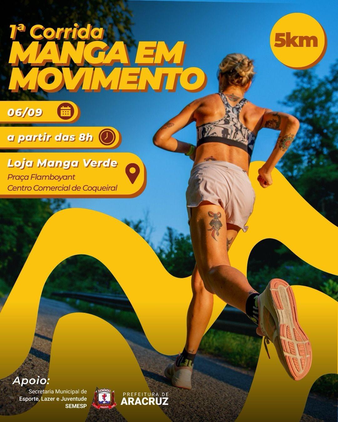 Capa 1ª CORRIDA MANGA EM MOVIMENTO