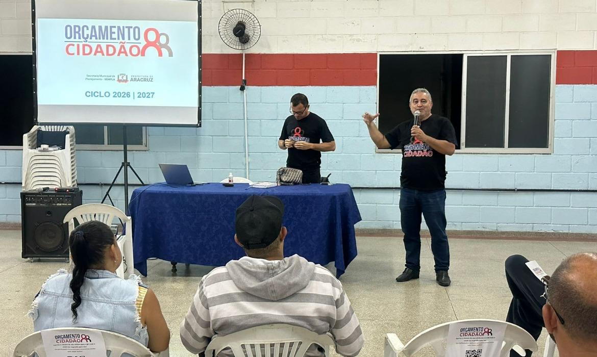 Orçamento Cidadão Municipal para 2026 e 2027: Conheça as obras escolhidas