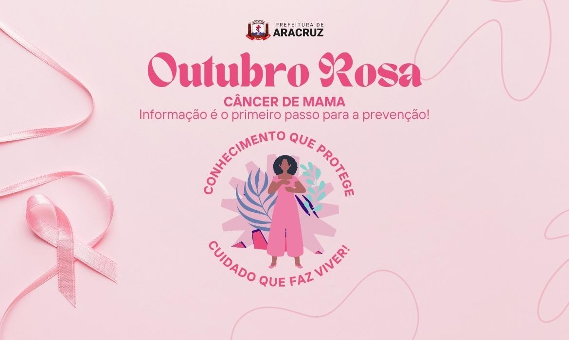Saúde promove programação especial para conscientizar mulheres no Outubro Rosa