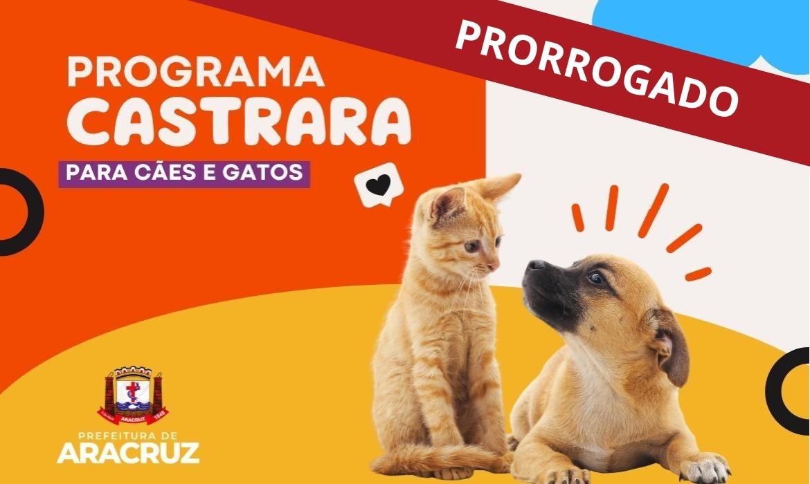 Prorrogado cadastramento para o programa CastrAra