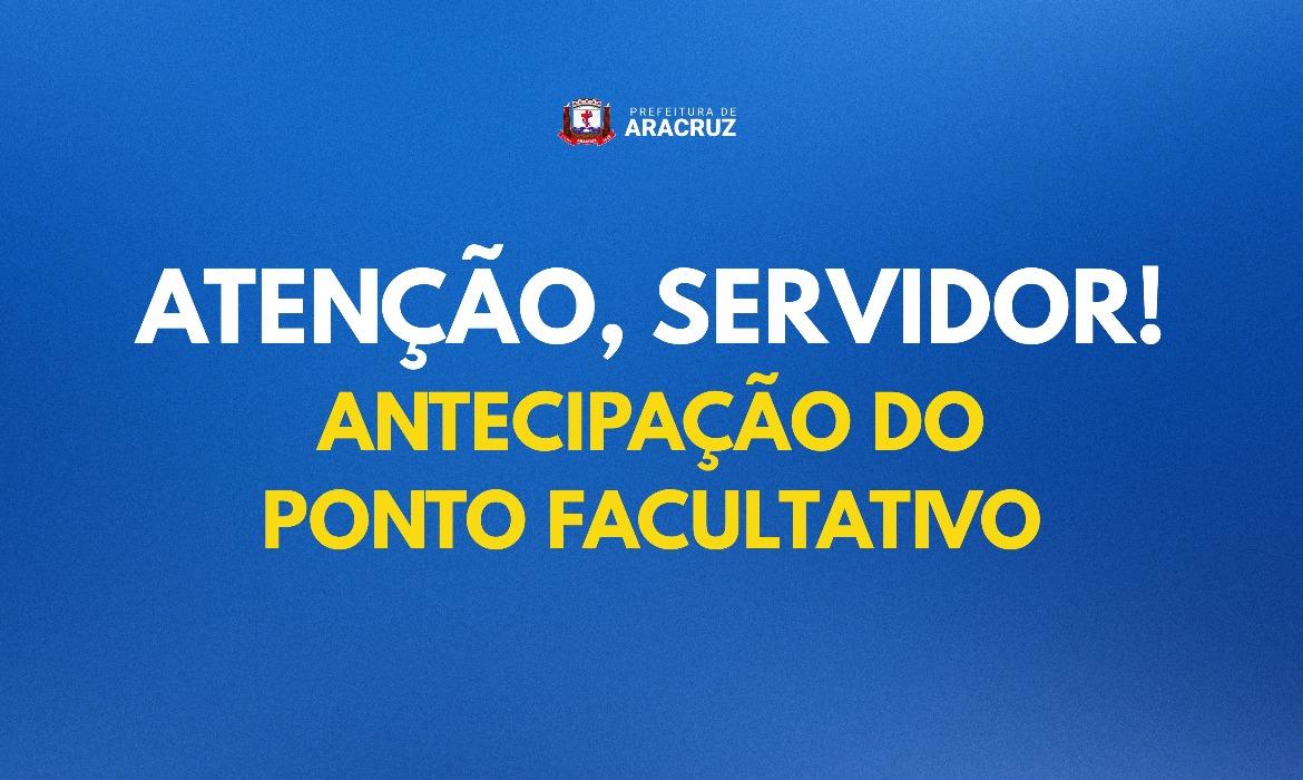 Atenção, servidor! Prefeitura antecipa ponto facultativo do Dia do Servidor para o dia 27