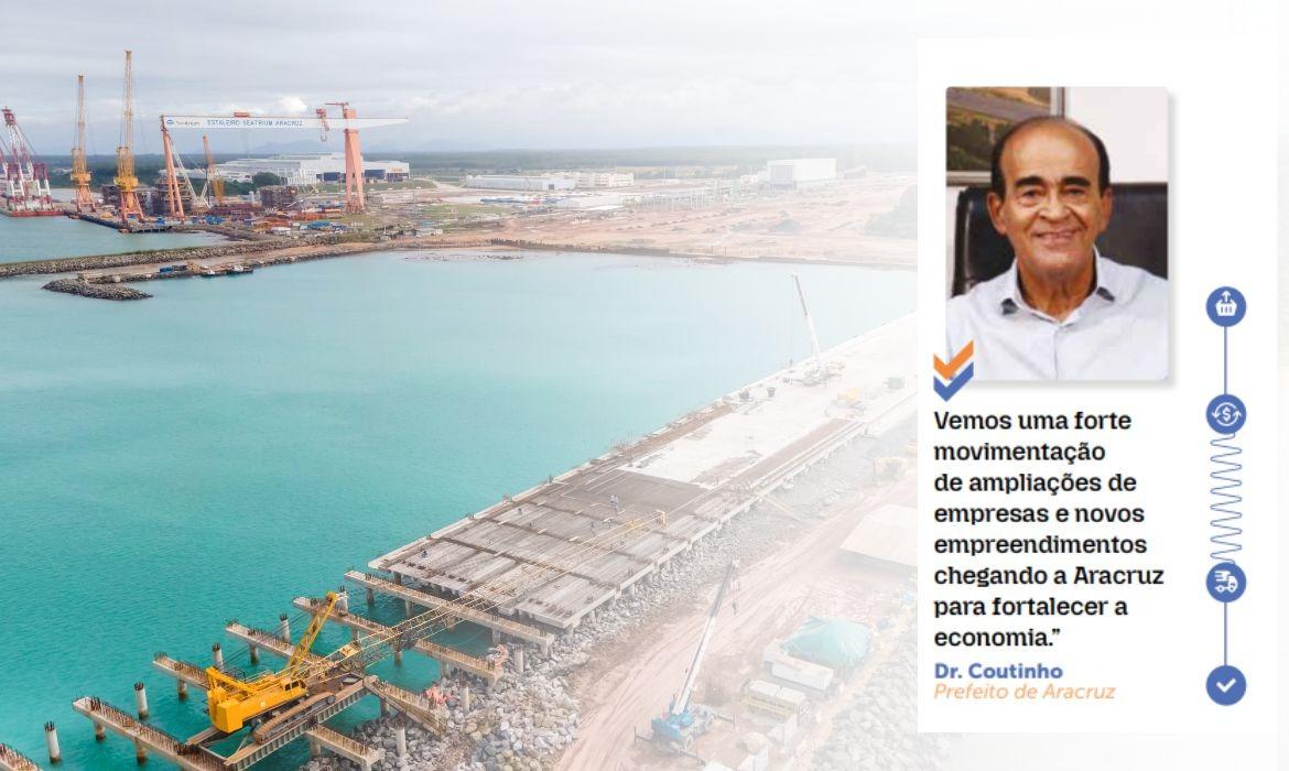 Prefeitura de Aracruz participa do lançamento do Anuário ES 2025 e se destaca como polo logístico e de investimentos