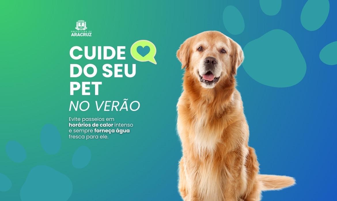 Semam orienta sobre cuidados com animais durante o verão