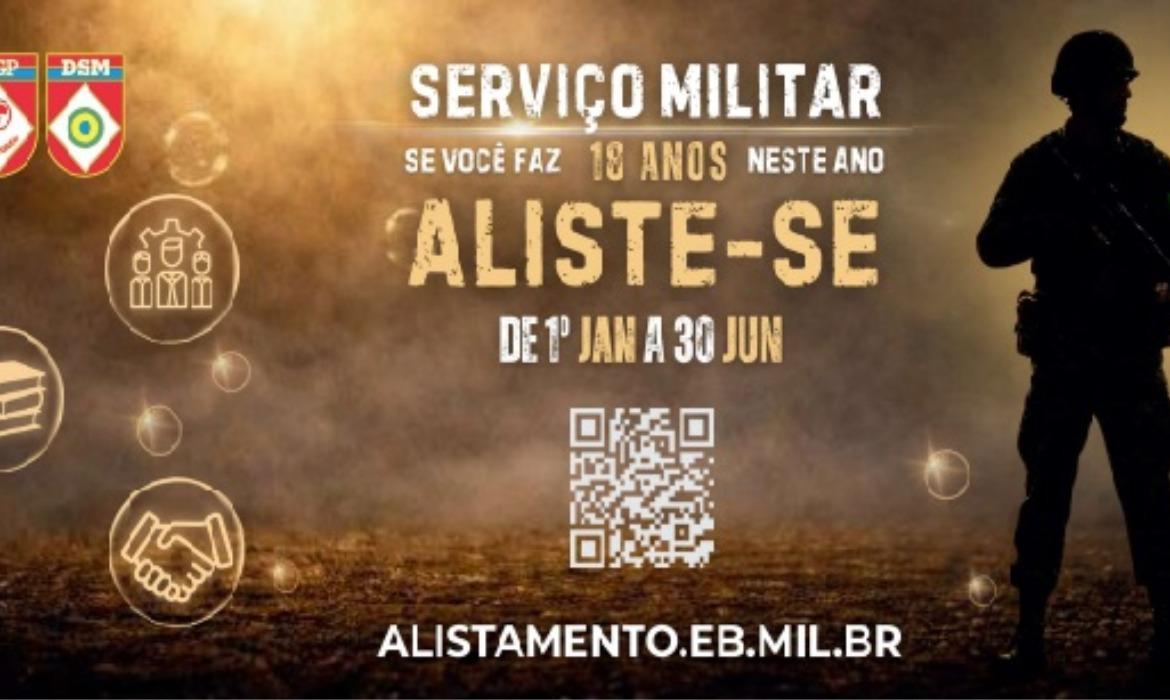 Alistamento Militar deve ser feito até o dia 30 de junho