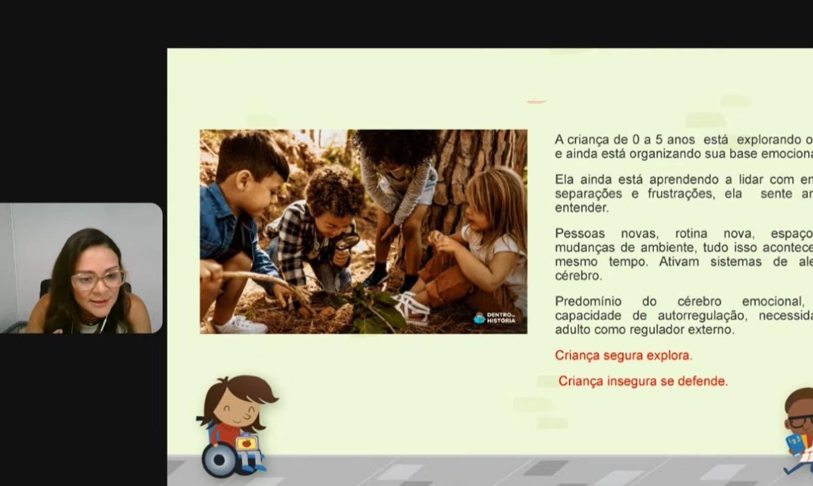 Live especial debate a adaptação respeitosa de crianças e bebês nas primeiras semanas de aula