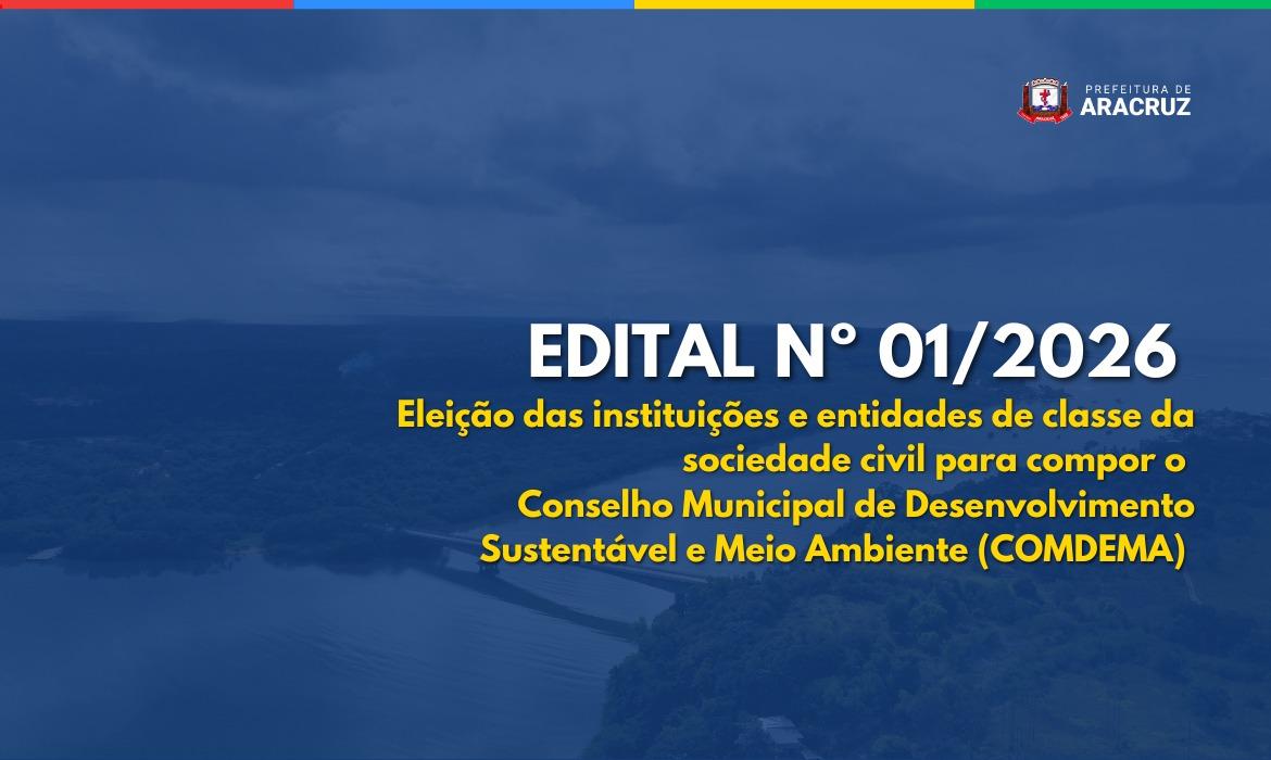 Semam torna público edital para eleição do COMDEMA