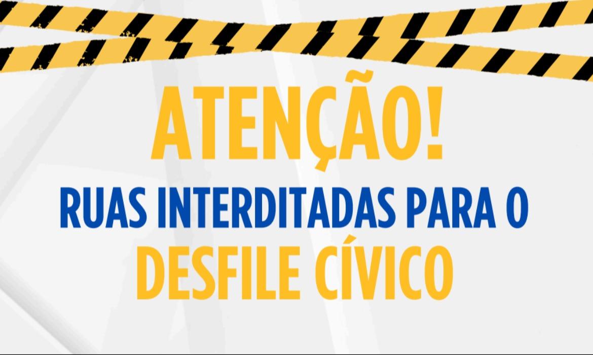 Trânsito terá alterações durante Desfile Cívico de Aracruz no sábado (11) e domingo (12)