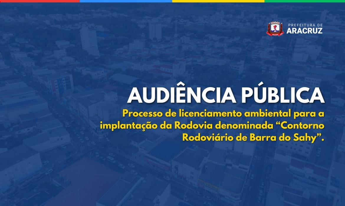 Audiência Pública vai discutir impactos ambientais da implantação do Contorno Rodoviário de Barra do Sahy
