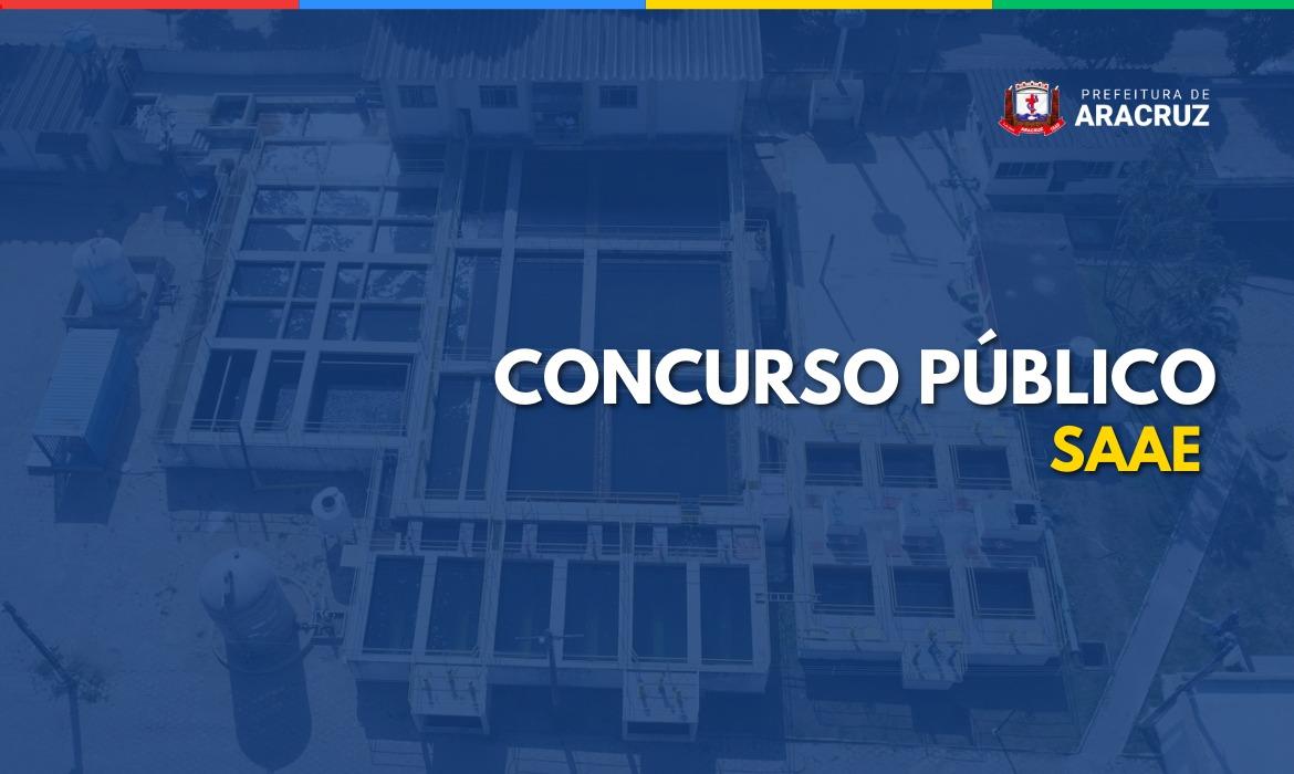 SAAE anuncia Concurso Público para nível técnico
