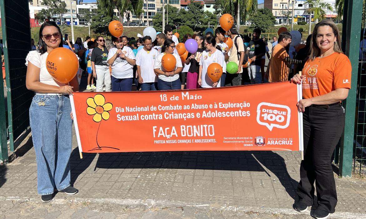 Caminhada Faça Bonito reforça a importância da proteção às crianças e adolescentes