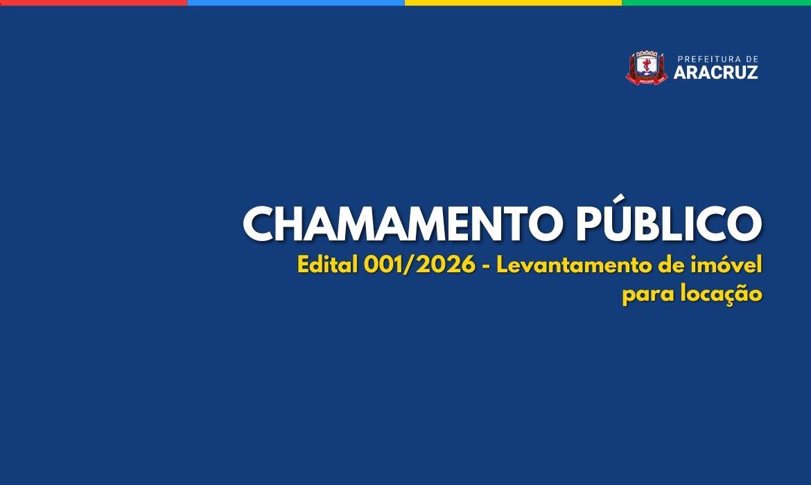 Comunicado de Chamamento Público