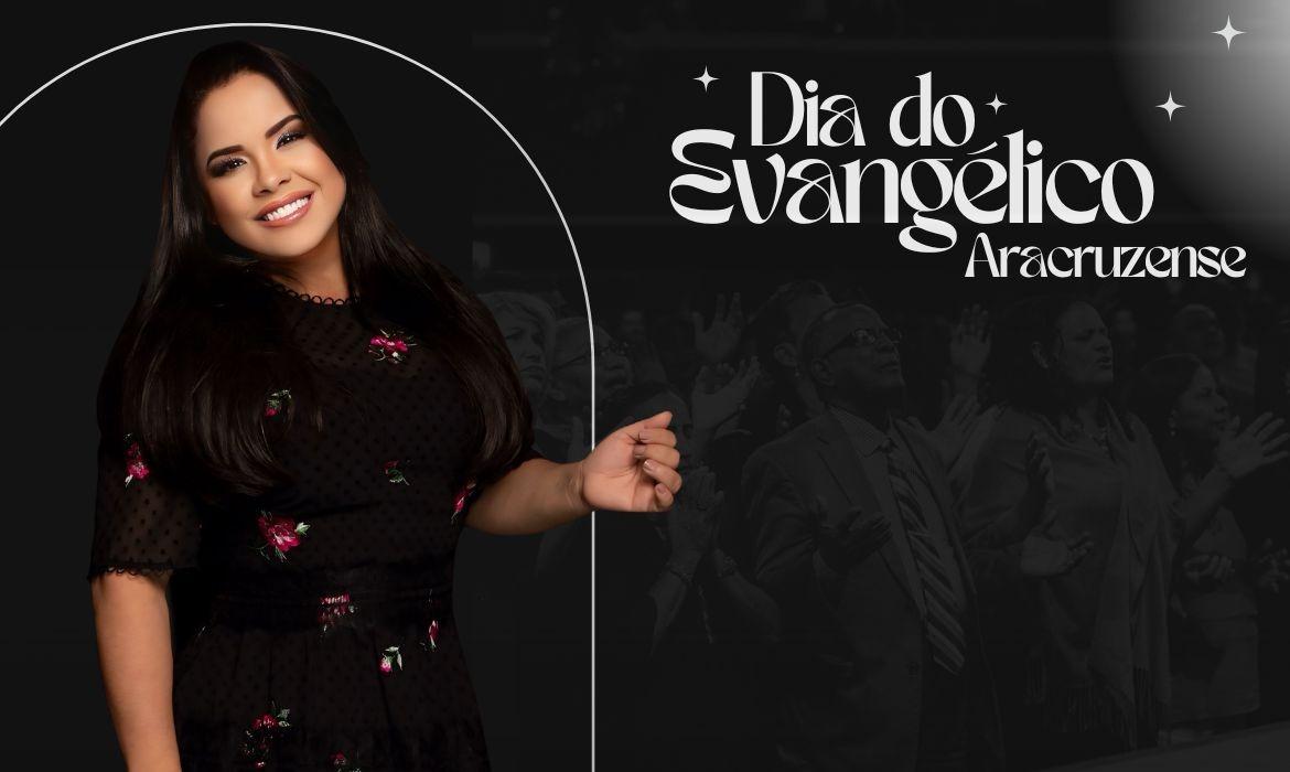 Cassiane sobe ao palco para celebrar o Dia do Evangélico Aracruzense no sábado (18)