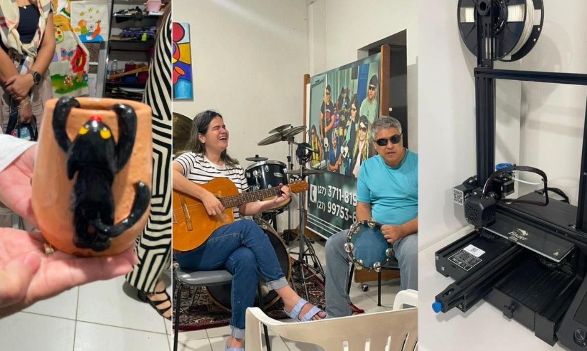 Setor de Educação Especial e Inclusiva realiza visita técnica à Associação Colatinense da Pessoa com Deficiência Visual (ACDV)