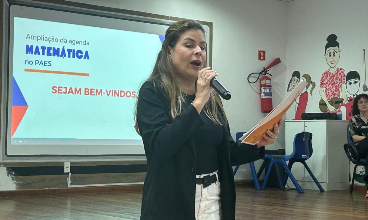 Encontro Estadual voltado à ampliação da agenda de Matemática no âmbito do PAES discute práticas pedagógicas estruturadas e alinha diretrizes curriculares