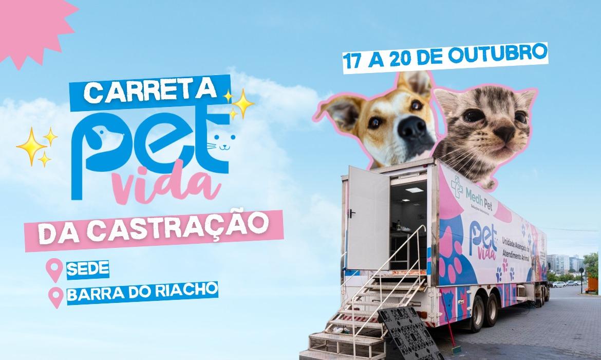 Carreta Pet Vida estará em Aracruz de 17 a 20 de setembro