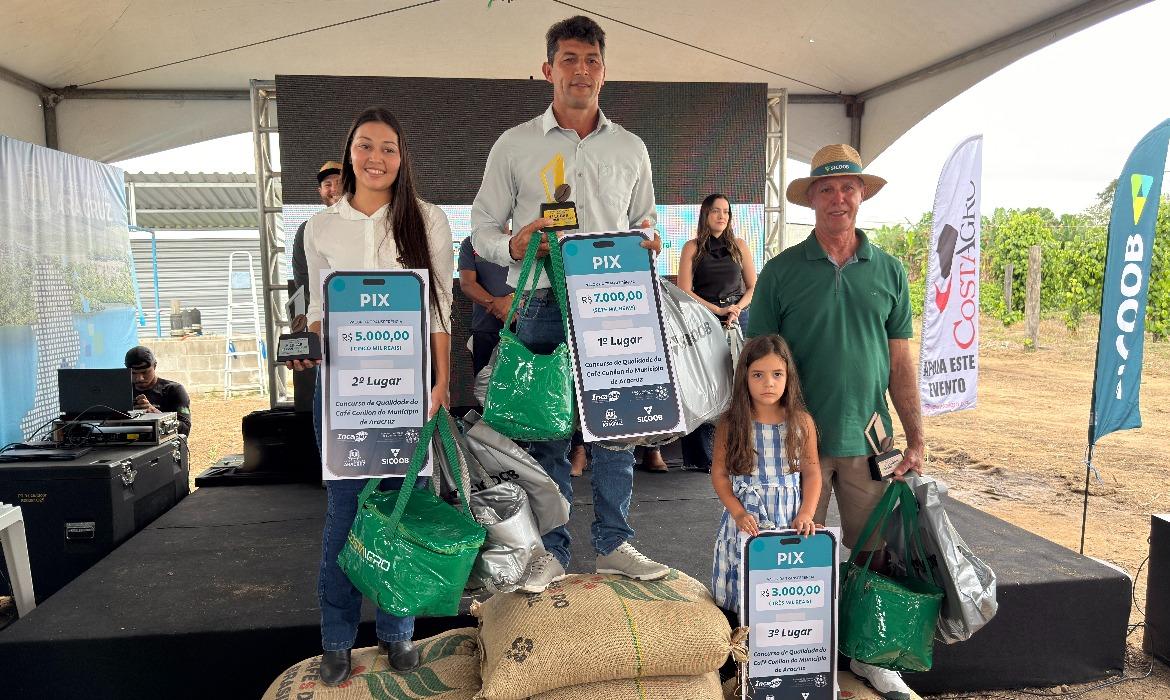 Aracruz premia vencedores do 1º Concurso de Café Conilon