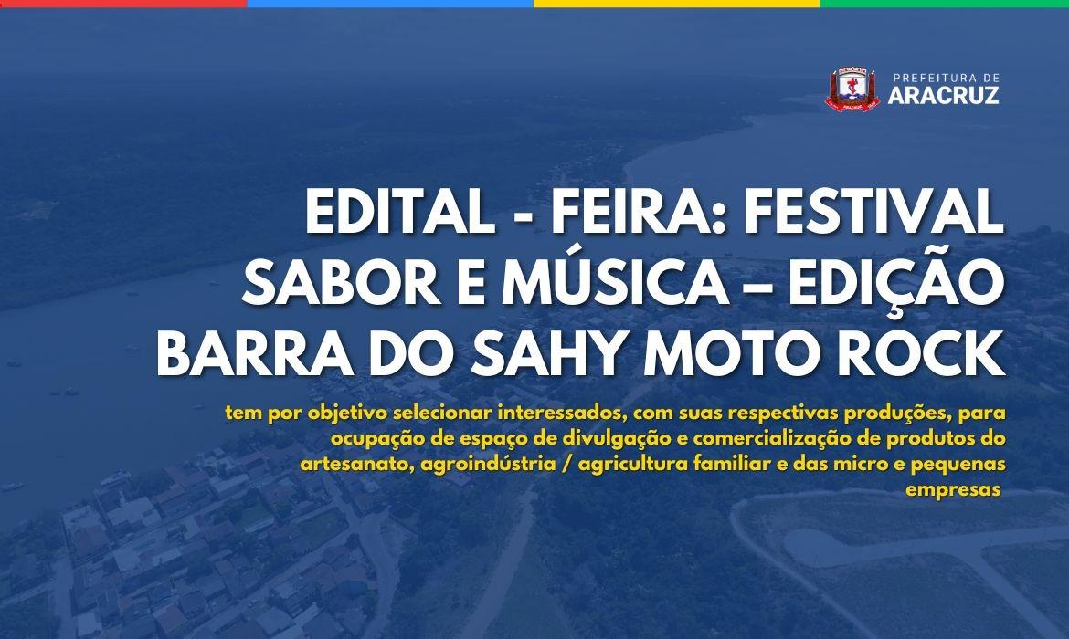 Incrições para a seleção de empreendedores para o evento Moto Rock se encerra dia 29/10