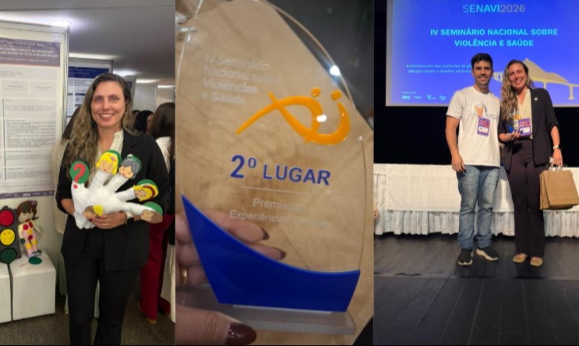 IV Seminário Nacional sobre Violência e Saúde: PSE de Aracruz conquista o 2º lugar em amostras de experiências exitosas