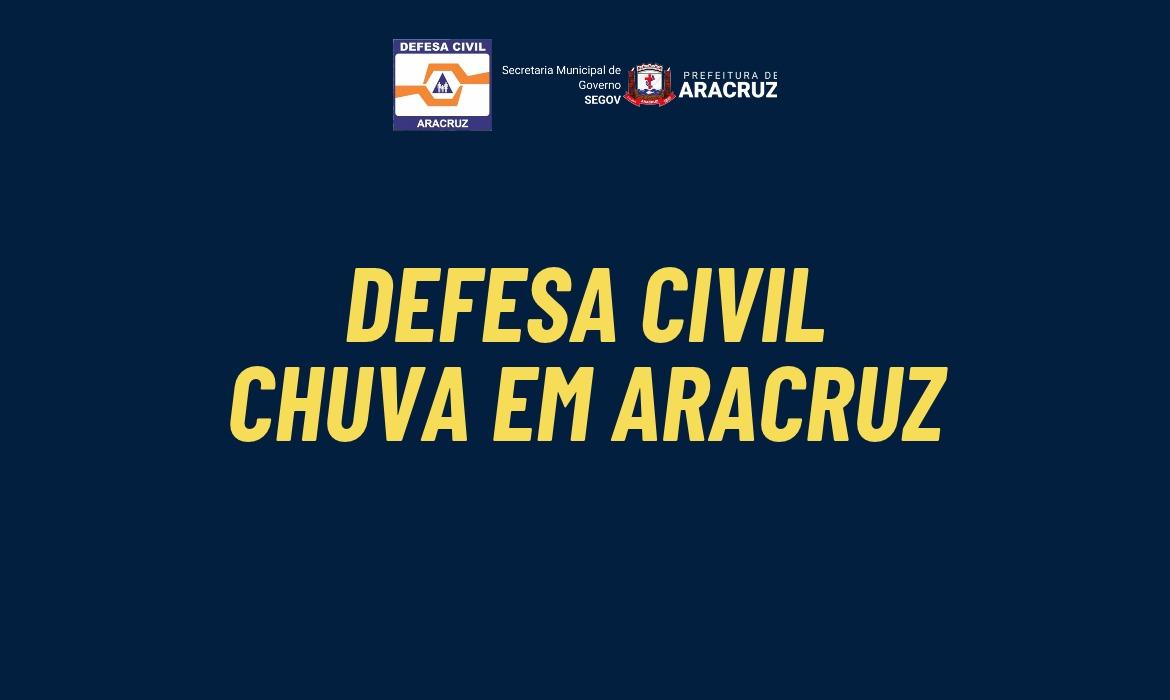 Defesa Civil registra ocorrências após temporal em Aracruz e atua no atendimento às famílias