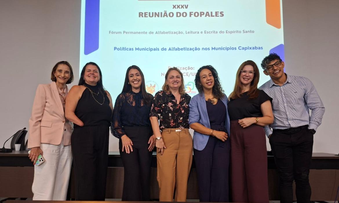 Aracruz compartilha experiências no XXXV Fórum Permanente de Alfabetização, Leitura e Escrita do Espírito Santo (Fopales)