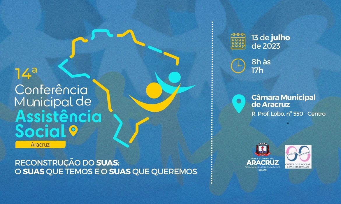 Veja a programação da 14ª Conferência de Assistência Social de Aracruz