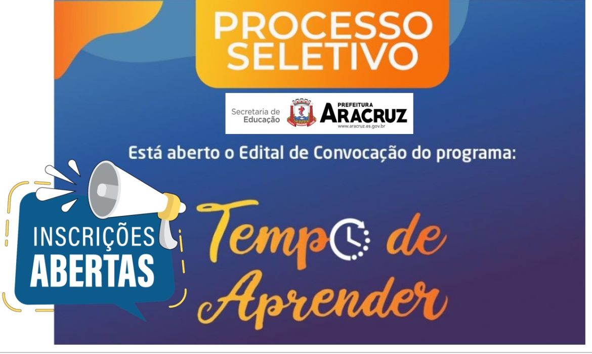 Edital 2023 - Processo Seletivo Simplificado de Assistentes de Alfabetização - Programa Tempo de Aprender