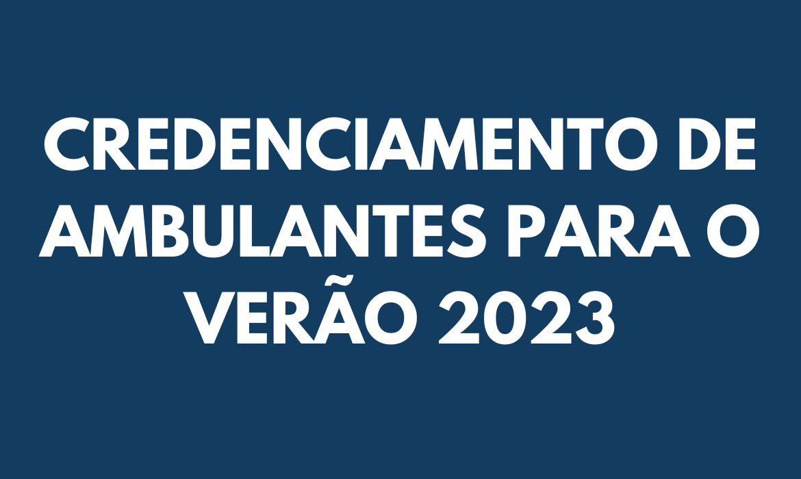 Inscrição para vendedores ambulantes começa nesta terça-feira (27)