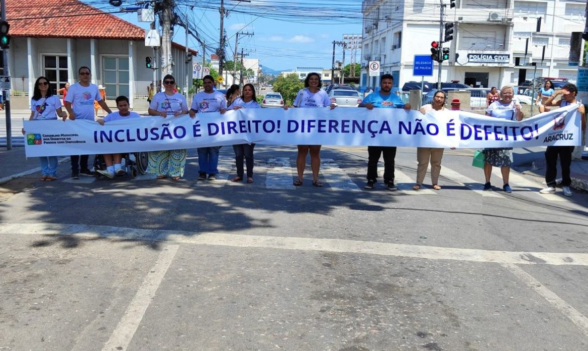 Aracruz realiza ação em homenagem ao Dia Internacional da Luta das Pessoas com Deficiência