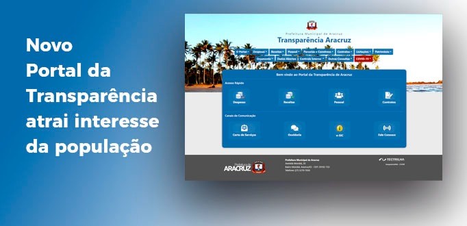 Novo Portal da Transparência atrai interesse da população