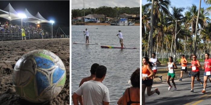 Programação esportiva atrai turistas e moradores durante o verão