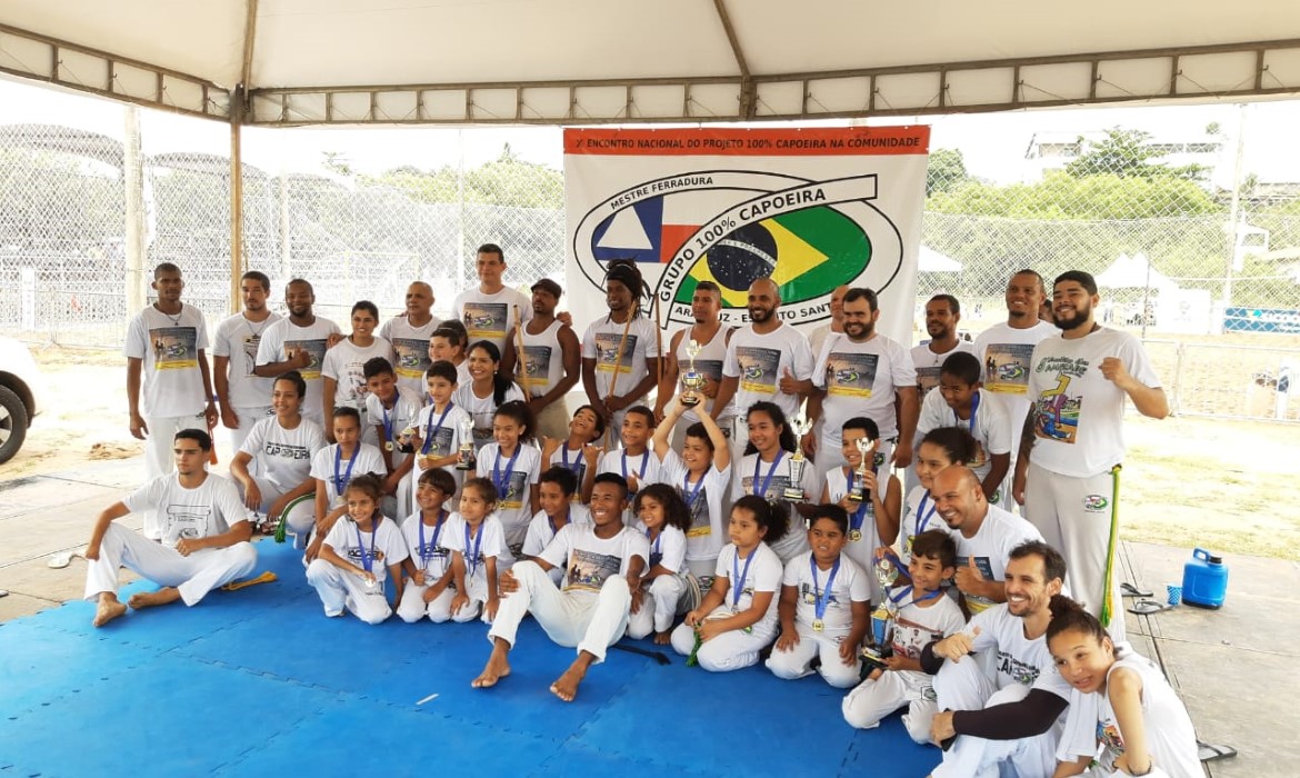 Arena de Verão: esporte, tradição e medalhas no Campeonato Infantil de Capoeira