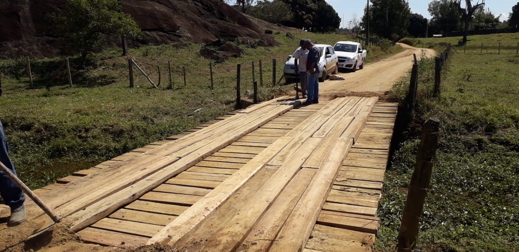 Secretaria de Agricultura realiza reformas em pontes no interior de Aracruz