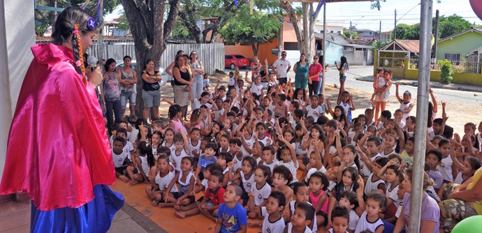 Alunos de escolas municipais participam de evento sobre saúde bucal