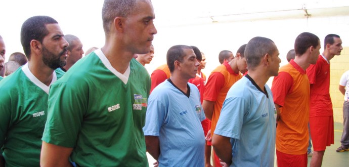 Final do 2º Festival de Futebol de Travinha é realizado no presídio de Aracruz