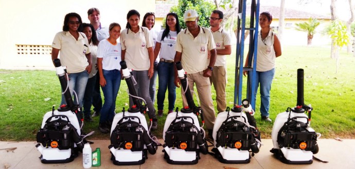 Saúde: SEMSA recebe seis bombas costais motorizadas para realizar aplicação de inseticida contra o mosquito Aedes Aegypti