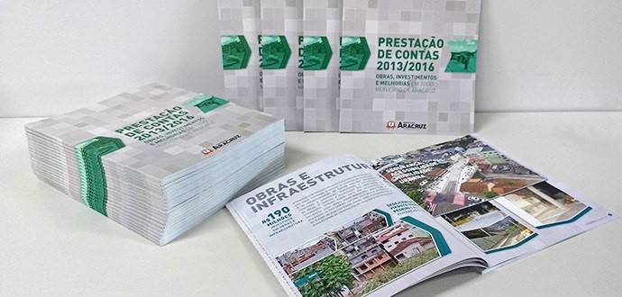 Revista de Prestação de Contas 2013/2016 é lançada e distribuída no município